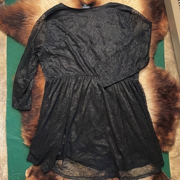 NWT Torrid Babydoll Super Soft Scoop Neck Lace Sleeve Tunic Top - Picture 6 of 8